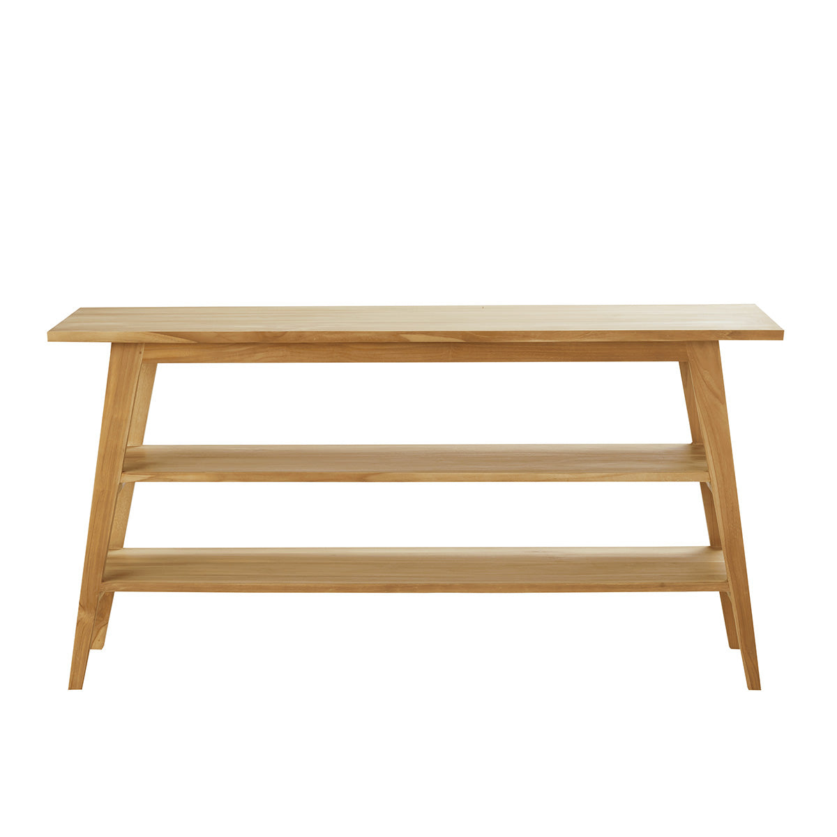 Berah Getah Sara meuble double vasque teck 150 cm 2 planches