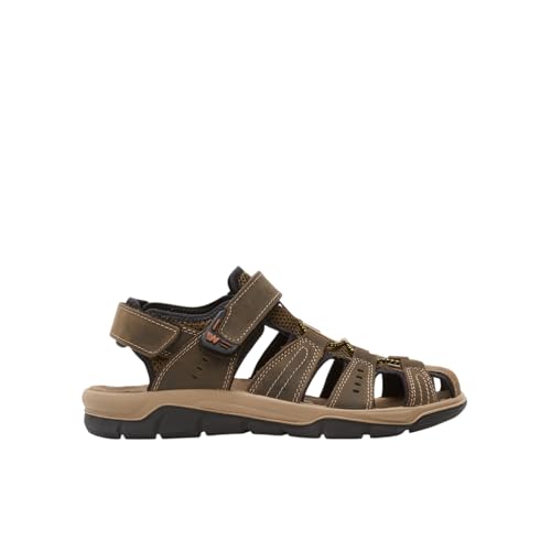 Bata Sandales homme cuir marron confortables