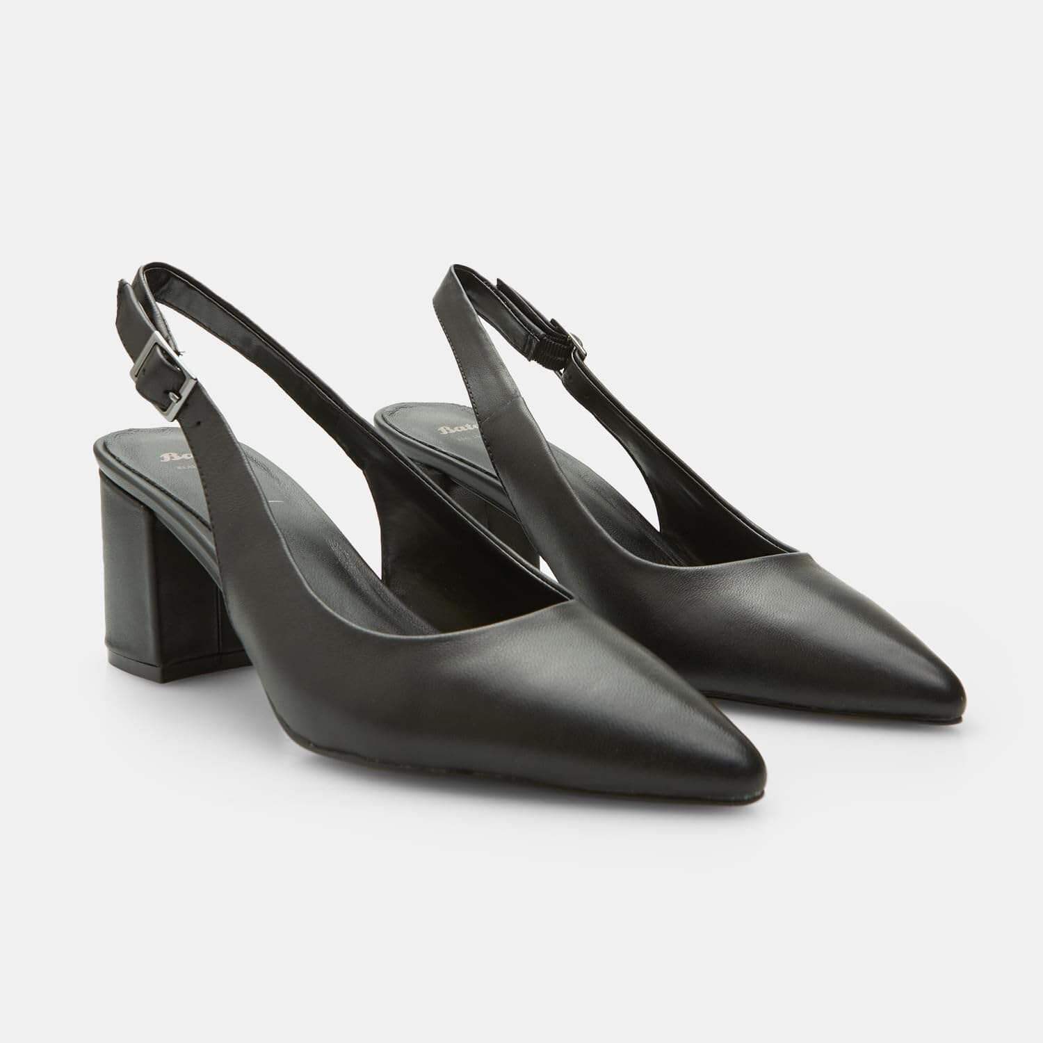 Bata escarpins slingback cuir femme talons
