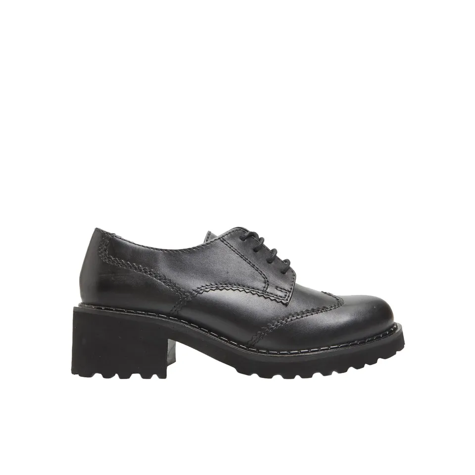 Bata chaussures à lacets femme cuir talon 4,5 cm