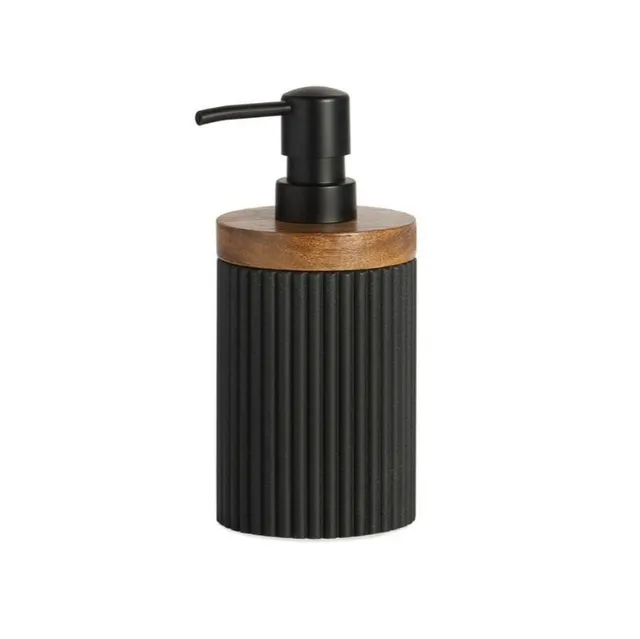 Andrea House distributeur savon noir bois résine