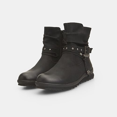 Bata Bottines femme sangle boucle ville hiver