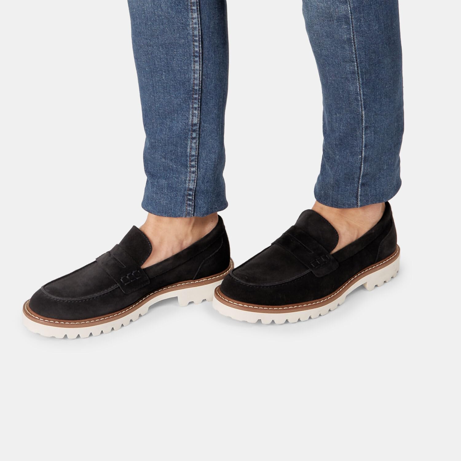 Bata Red Label Mocassins Homme Daim Modèle Confort
