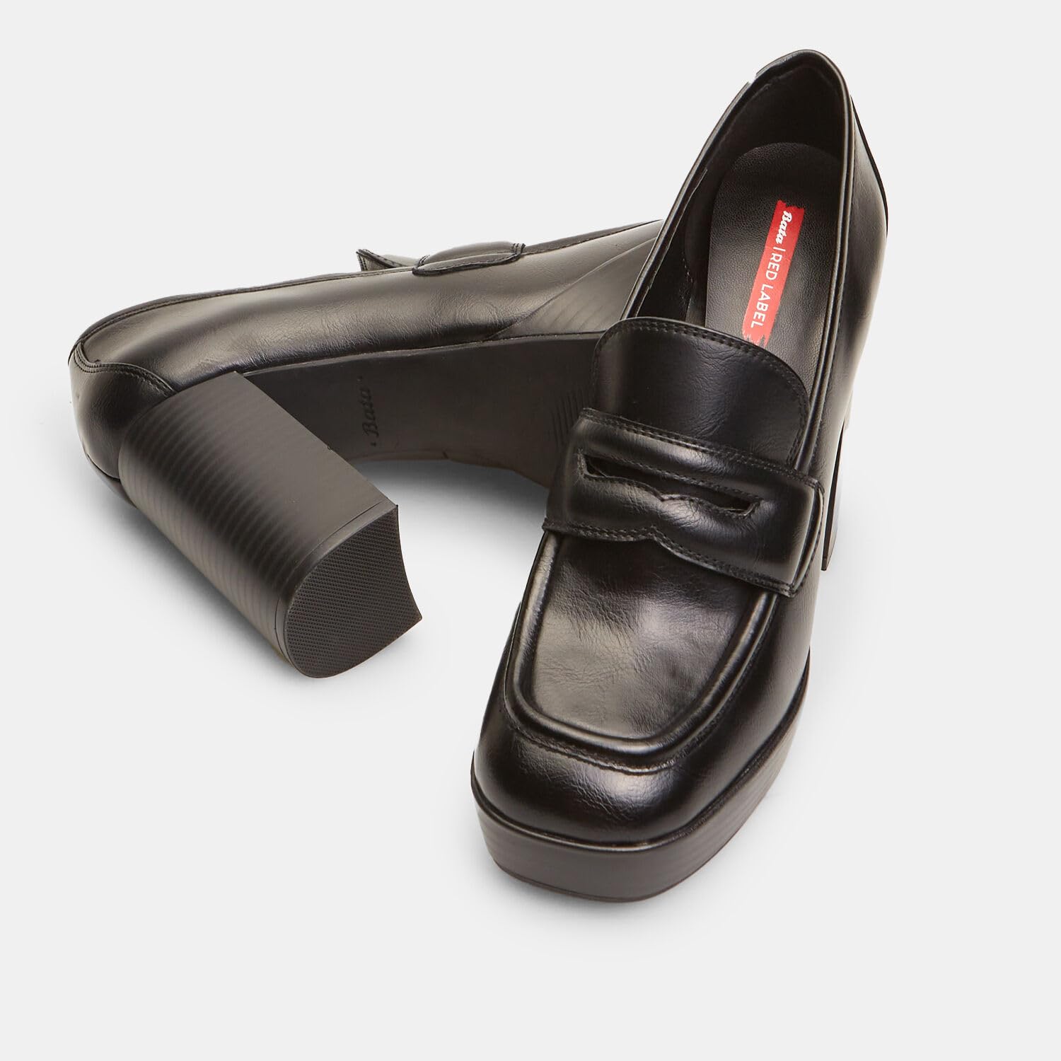 Bata Mocassins mocassins femme talon plateau