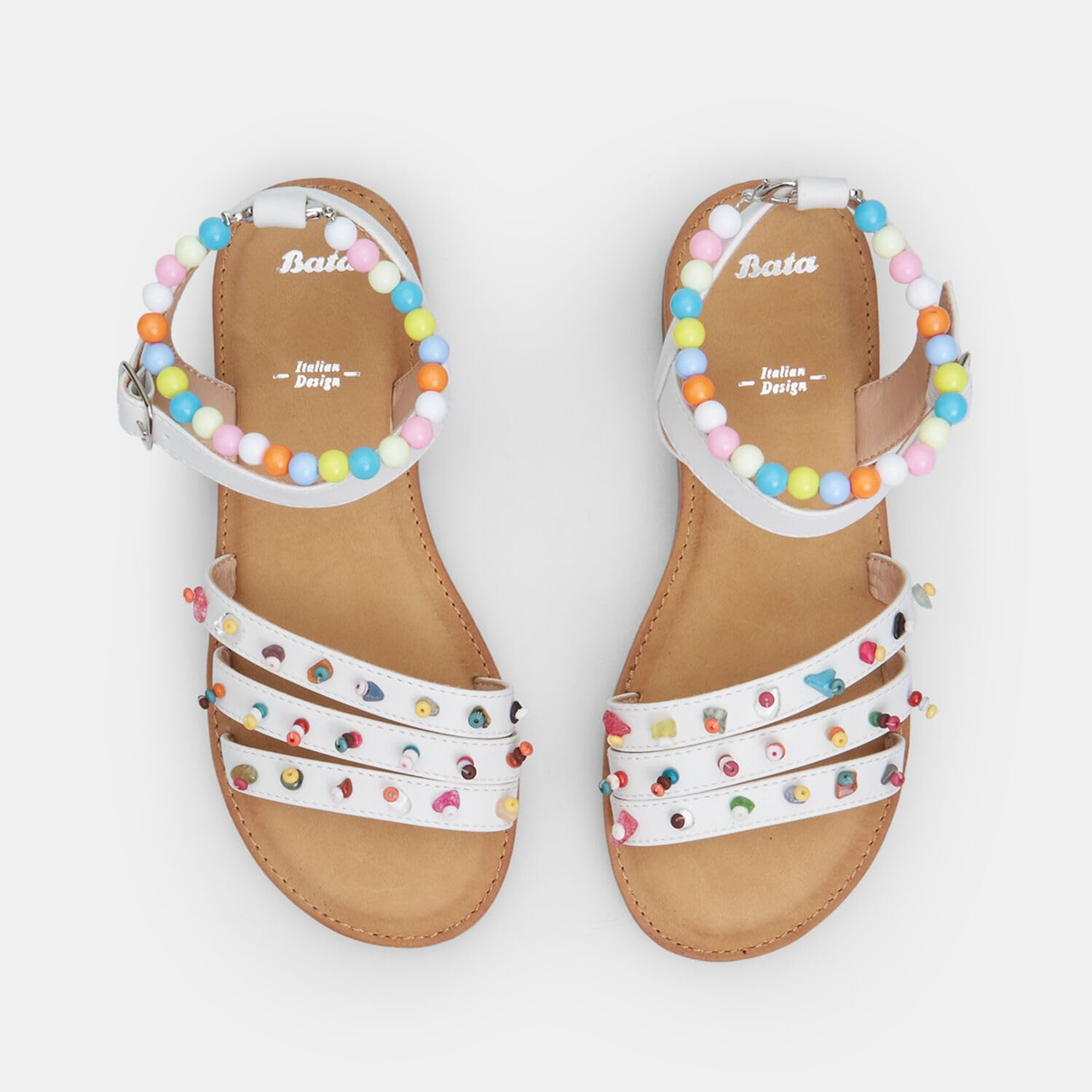 Bata Sandales fille à bride plates