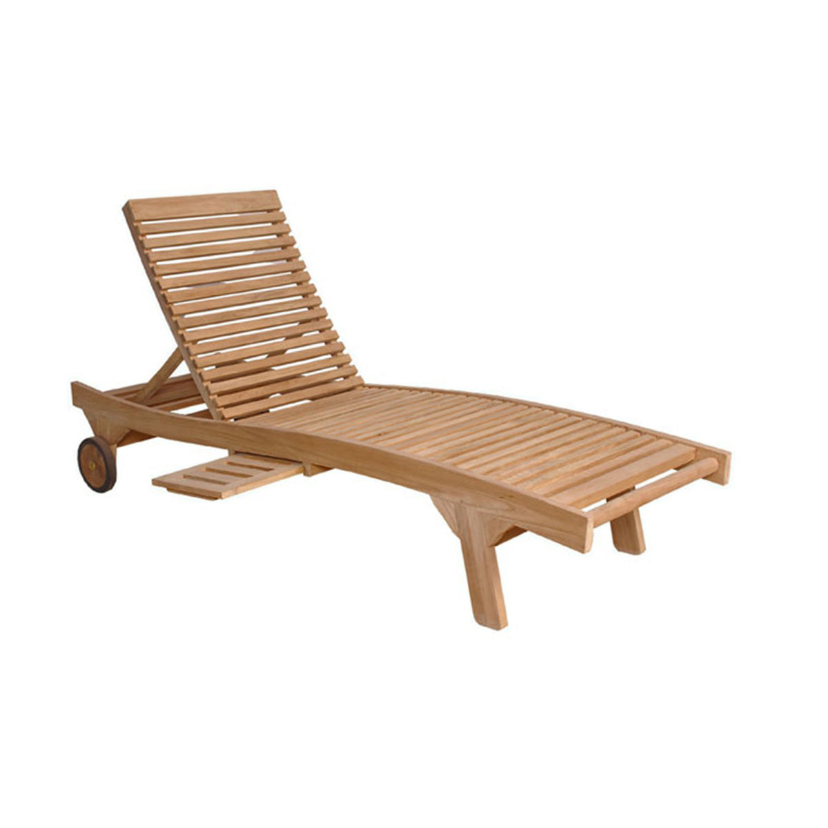 Berah Getah Malte bain de soleil teck massif 4 positions