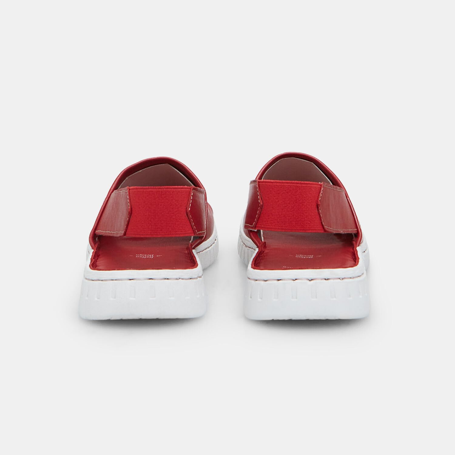 Bata Sandales femme cuir maxi bande