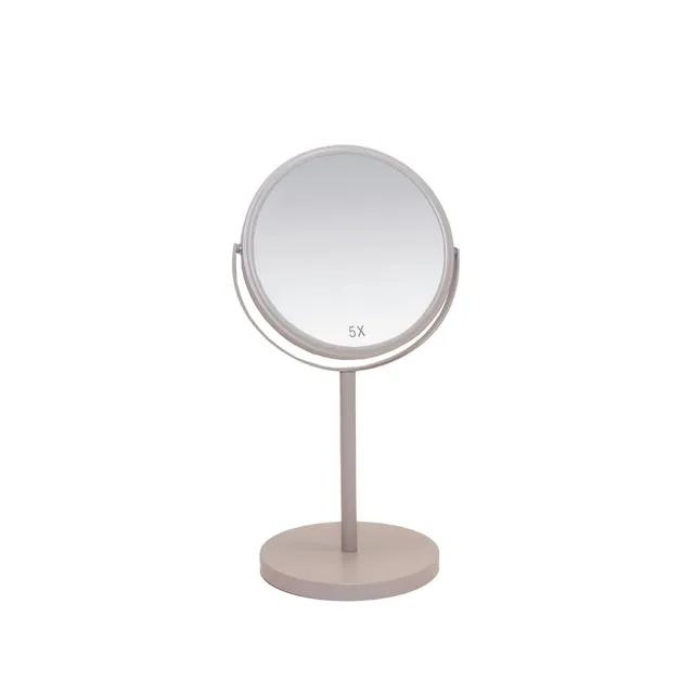 Andrea House Baño miroir sur pied taupe mat