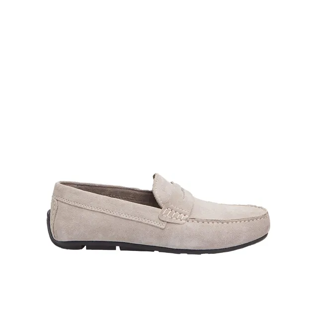 Bata Mocassins Homme Suede Gris 40 EU Confortable