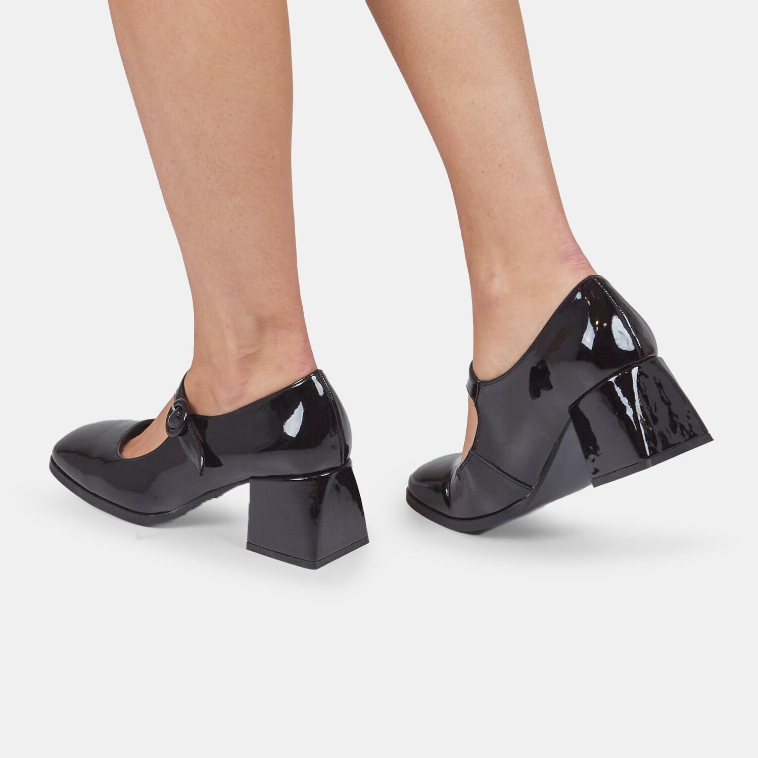 Bata Mary Jane Ballerine femme talon midi