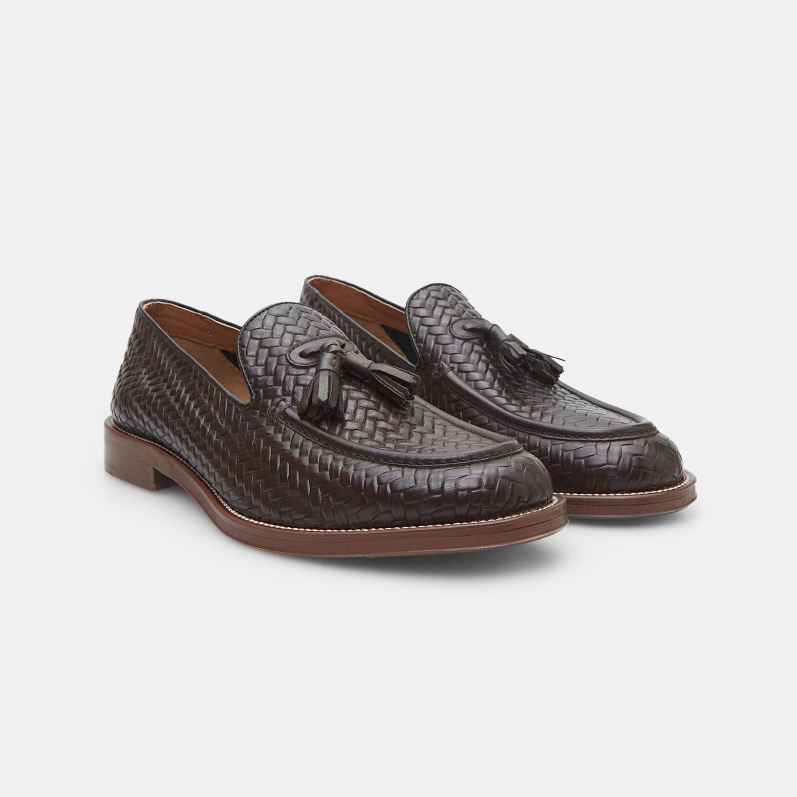Bata Mocassins mocassins homme cuir tressé