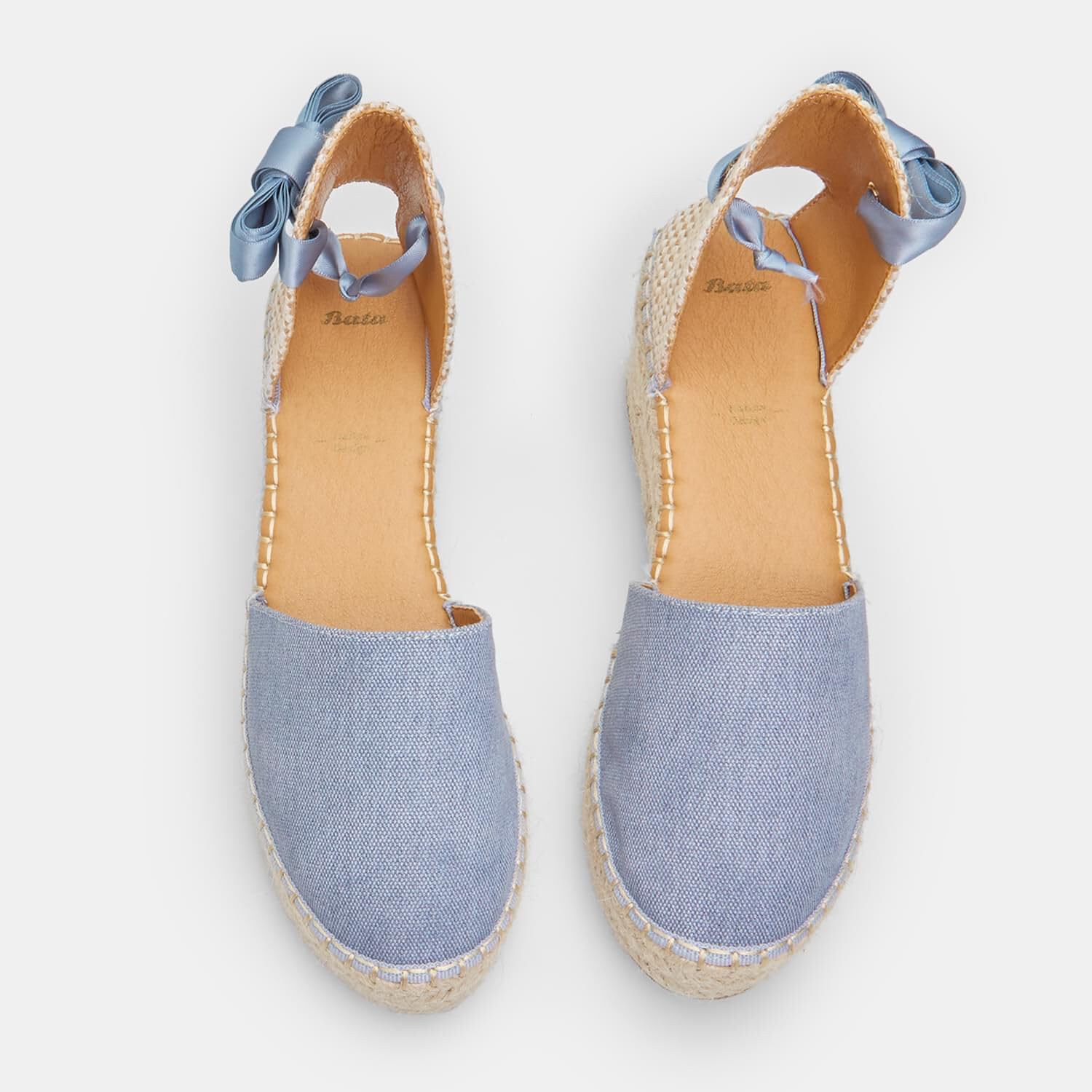 Bata espadrilles femme compensée 6 cm beige élégant