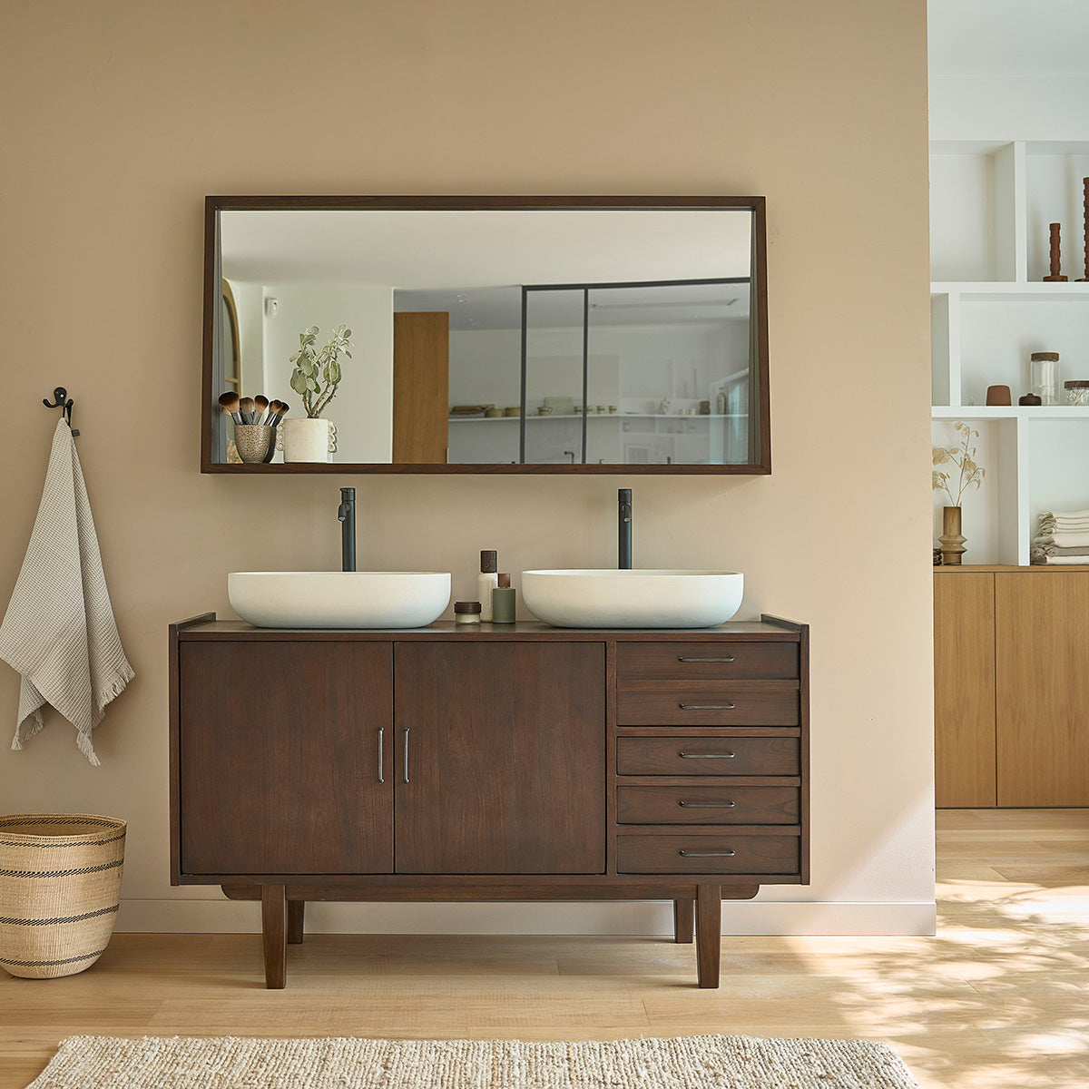 Berah Getah Vintage meuble salle de bain mindi 135 cm