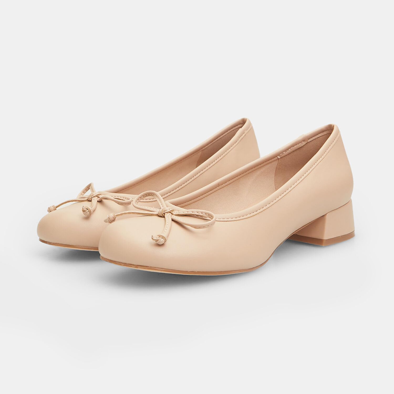 Bata Ballerines à Talons Bas ballerines rose talon 3,5 cm
