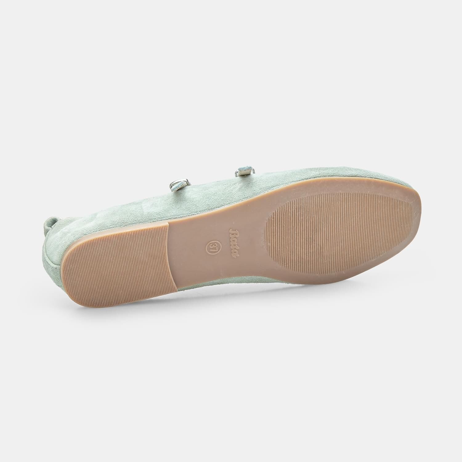 Bata Ballerines Double Bande ballerines femme daim 36 EU plates