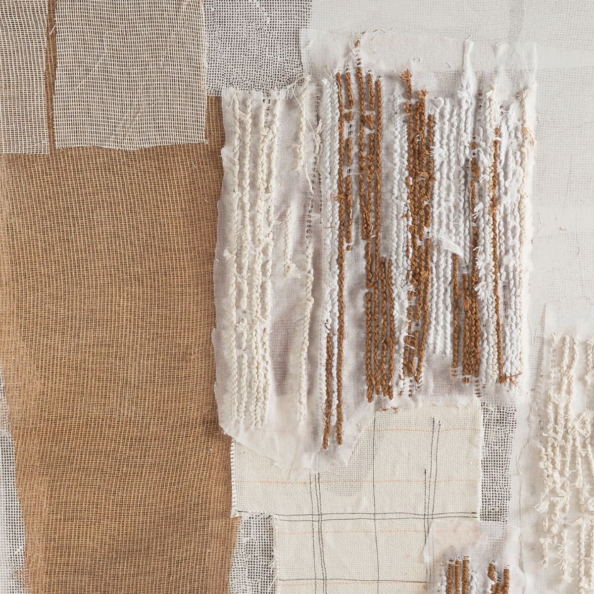 Andrea House Guayana tableau abstrait 80x100 cm beige