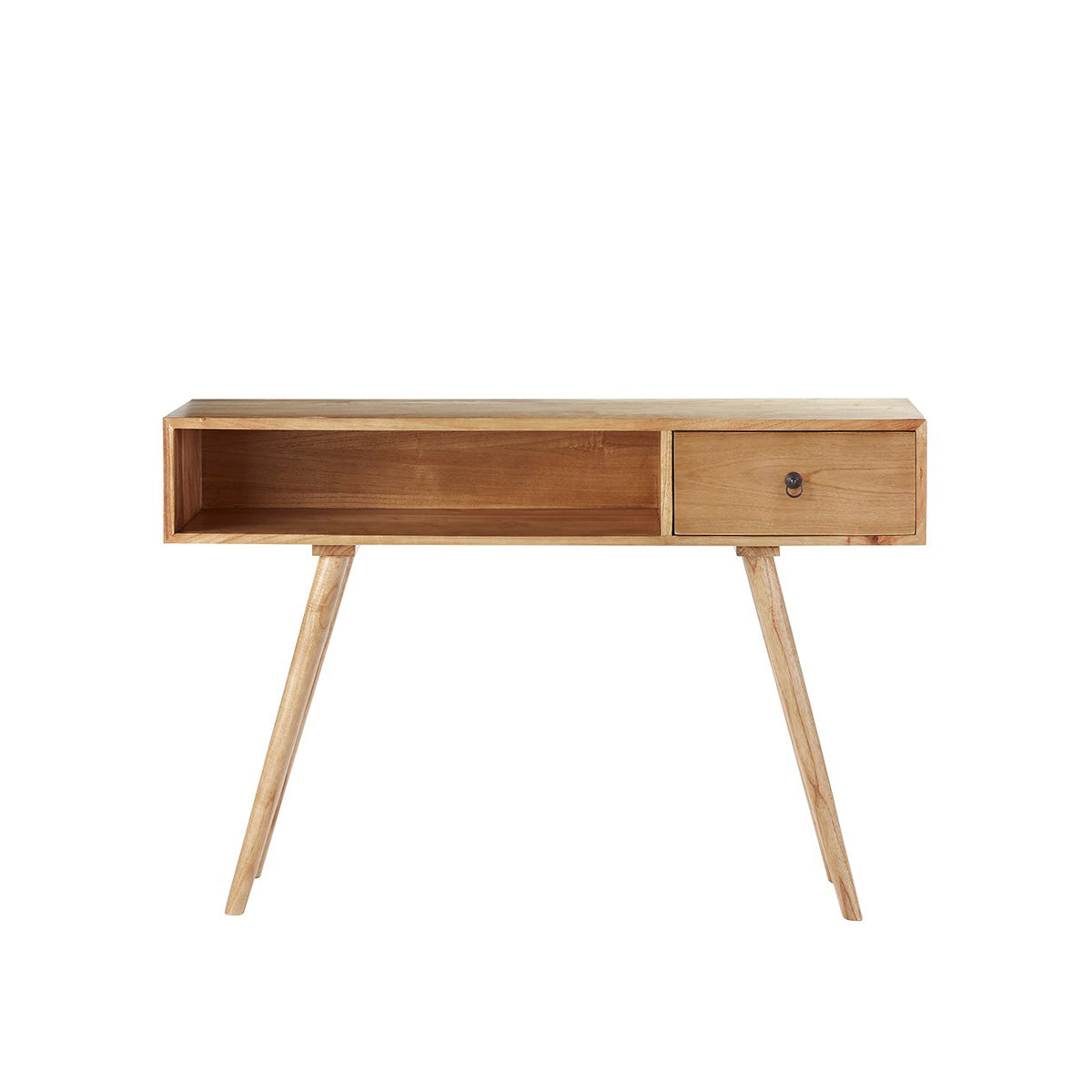 Berah Getah Oscar console mindi massif 120 cm tiroir