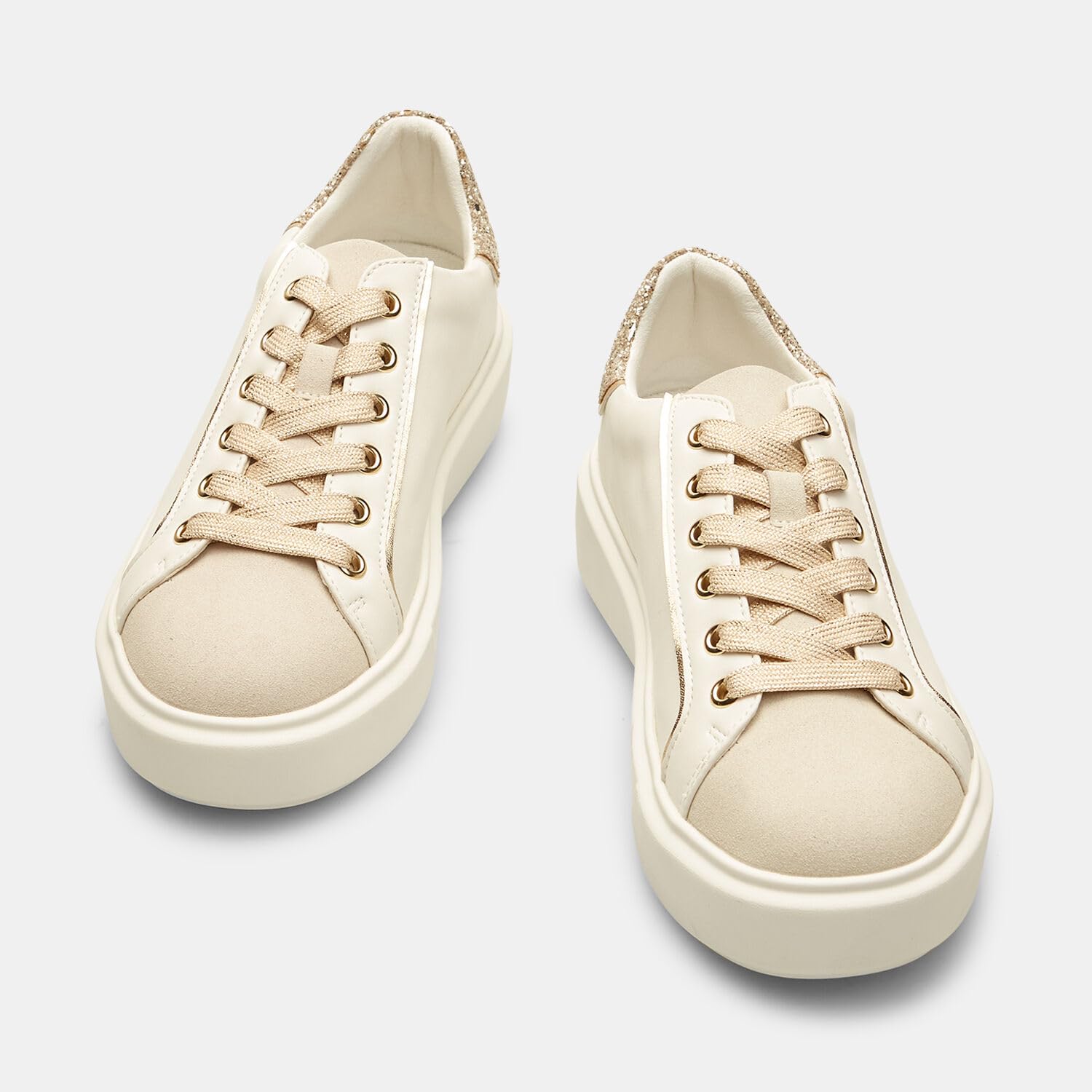 Bata sneakers femme pailleté talon 4 cm