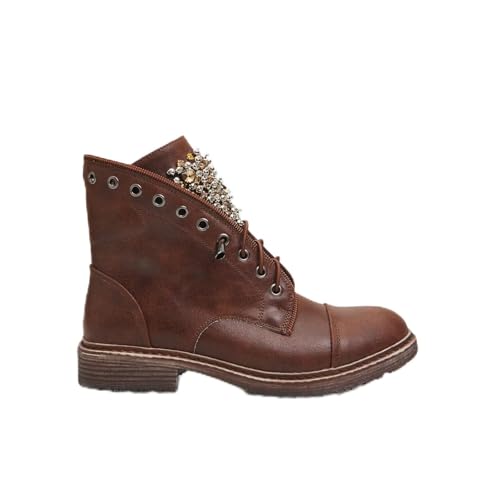 Bata Bottes combat femme clous rangers ville