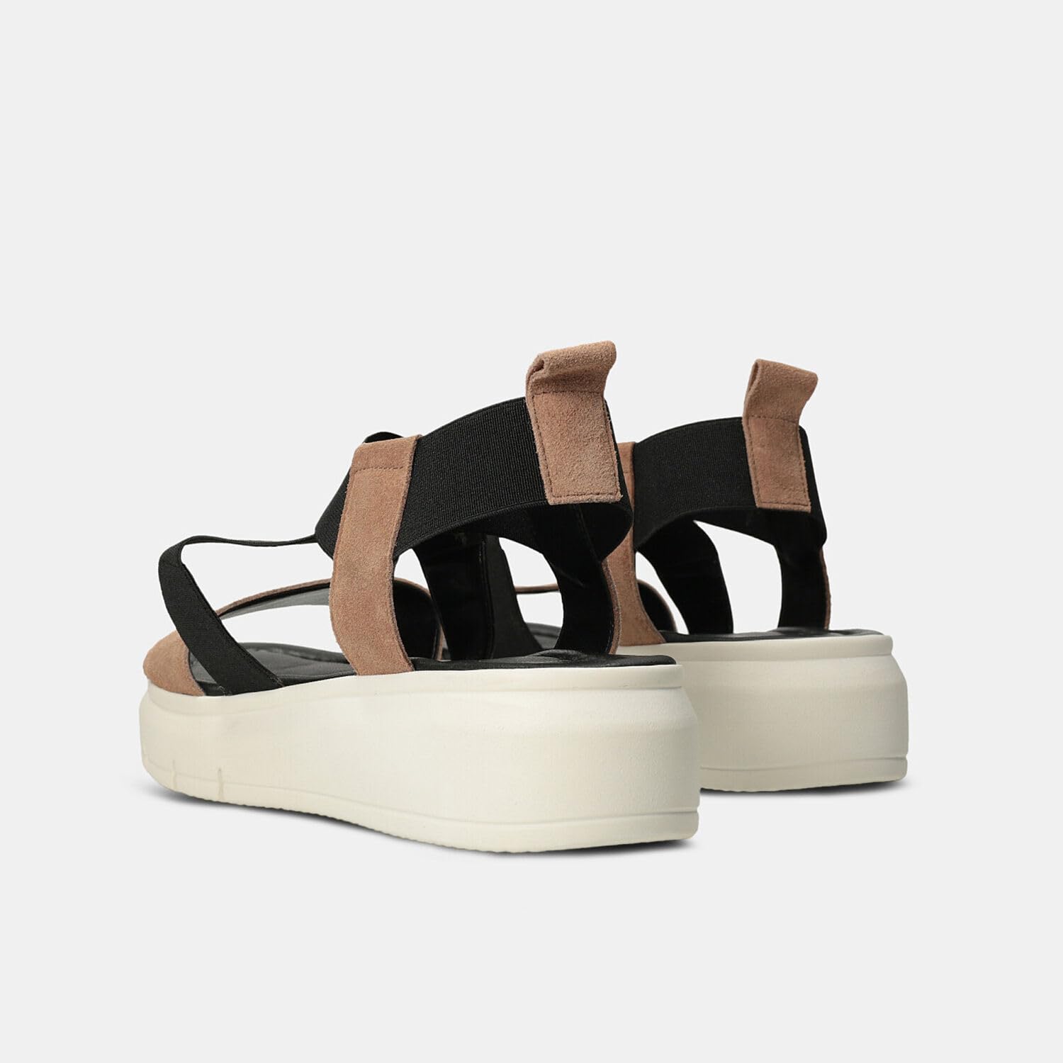 Bata sandales daim femme plateforme cuir