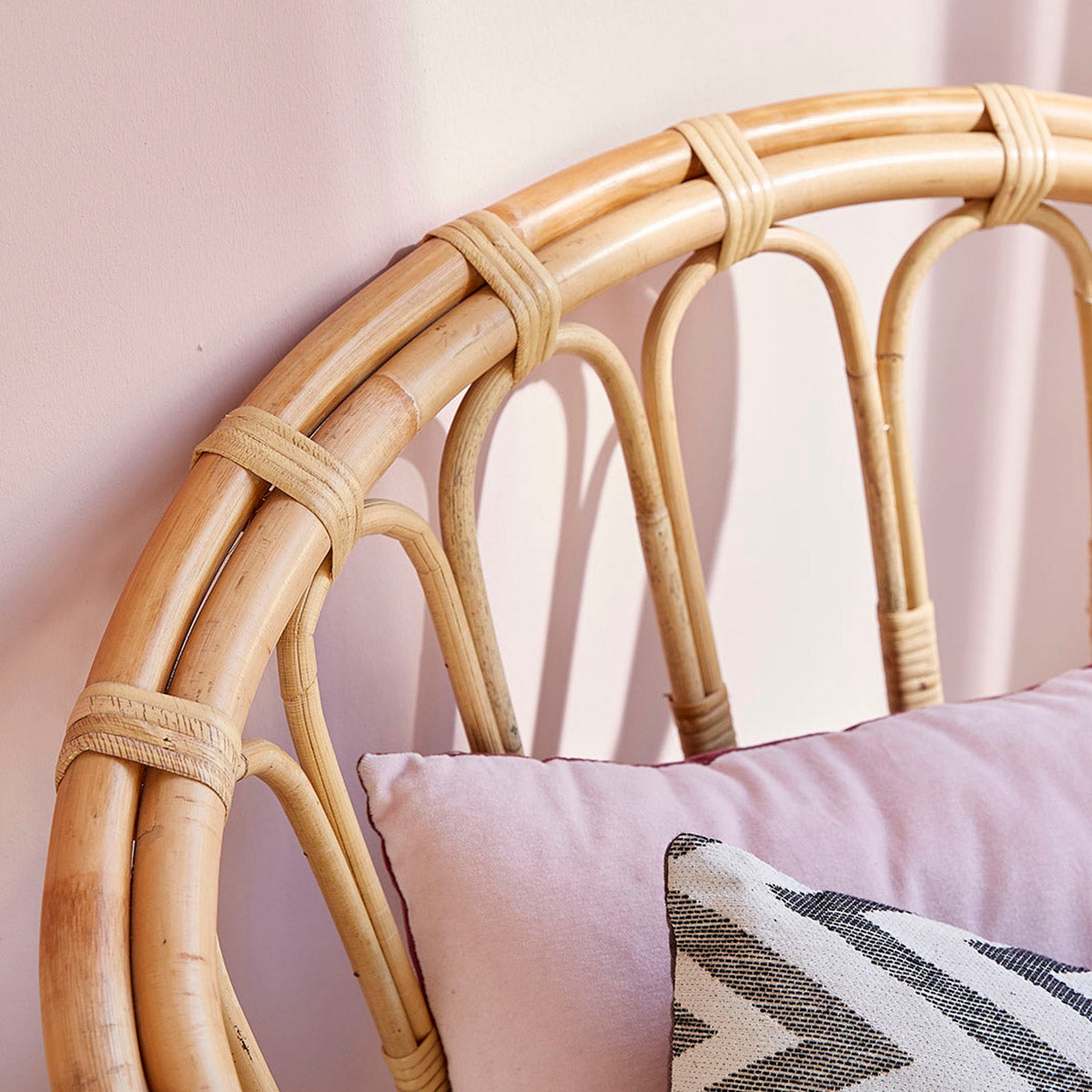 Berah Getah PAOLA fauteuil rotin naturel vintage