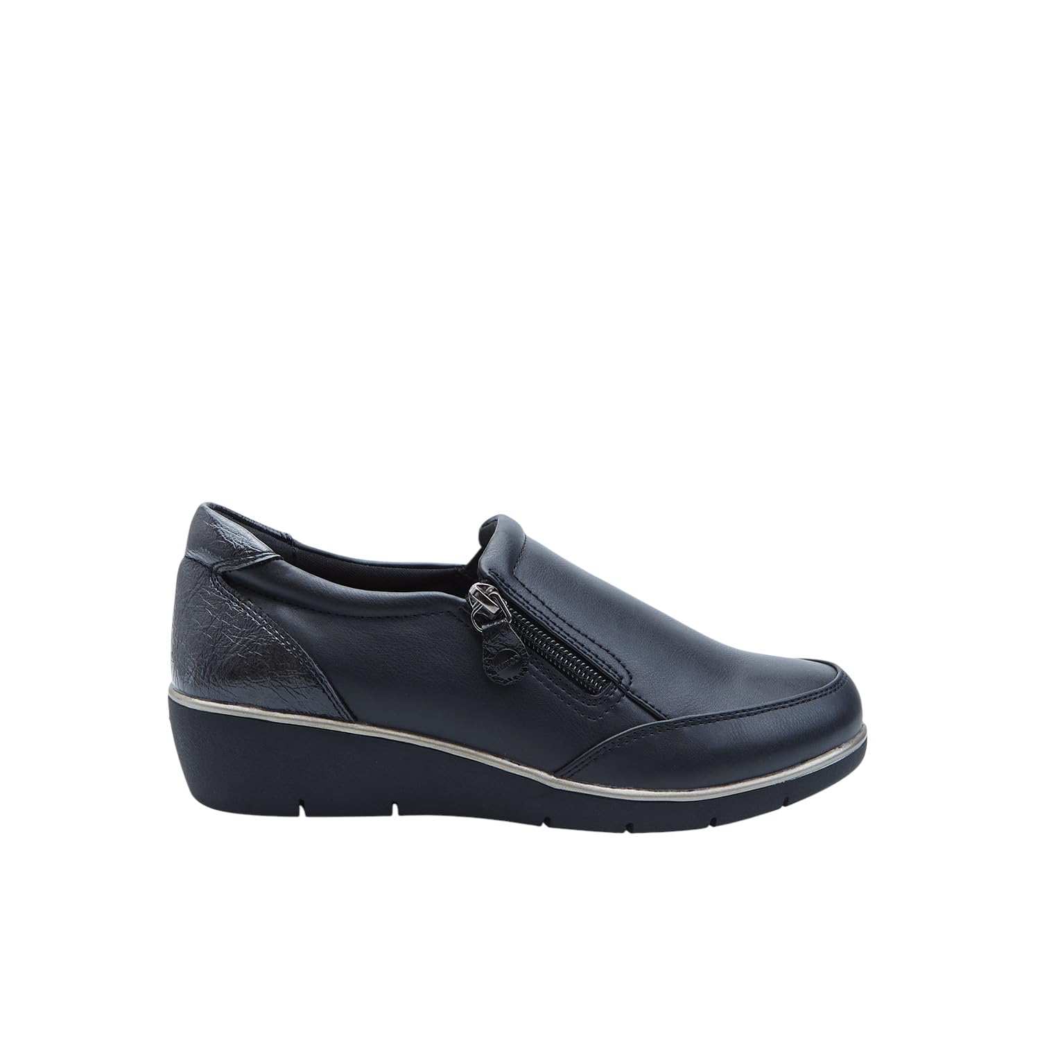 Bata Mocassins Comfit mocassin femme noir plat confortable