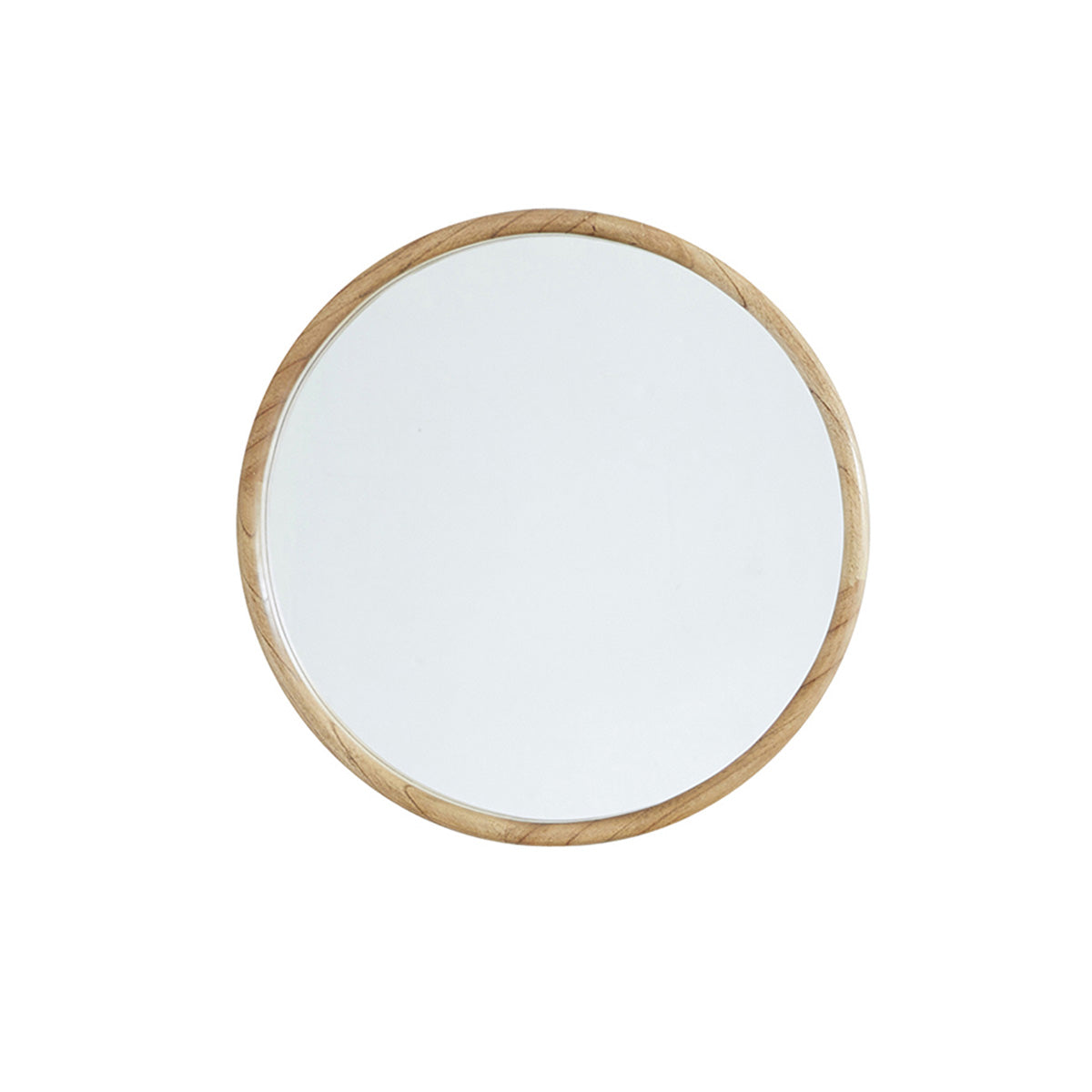 Berah Getah HANA miroir rond bois Ø50 cm mindi massif