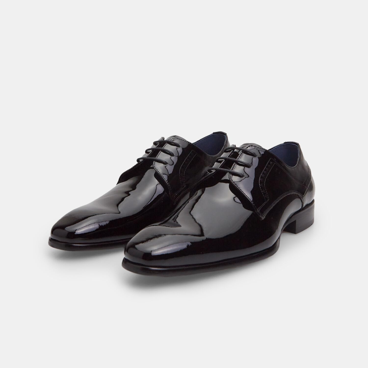 Bata Derby cuir brillant homme chaussures à lacets