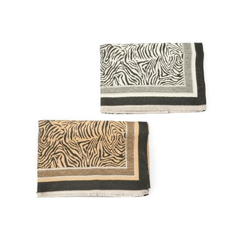 Bata Écharpe femme animalier foulard léger élégant