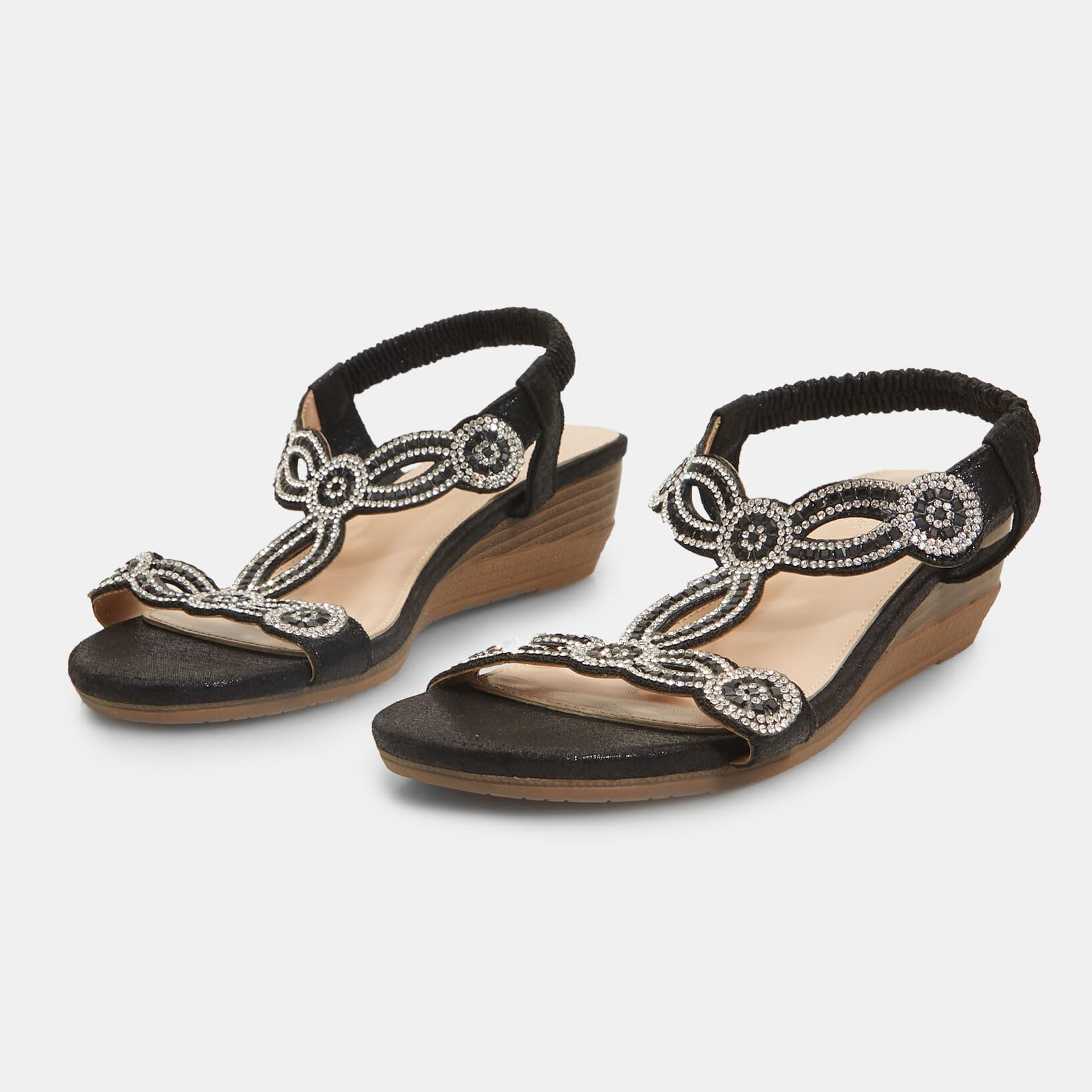 Bata Sandales Femme Compensées 5 cm Talon Confort