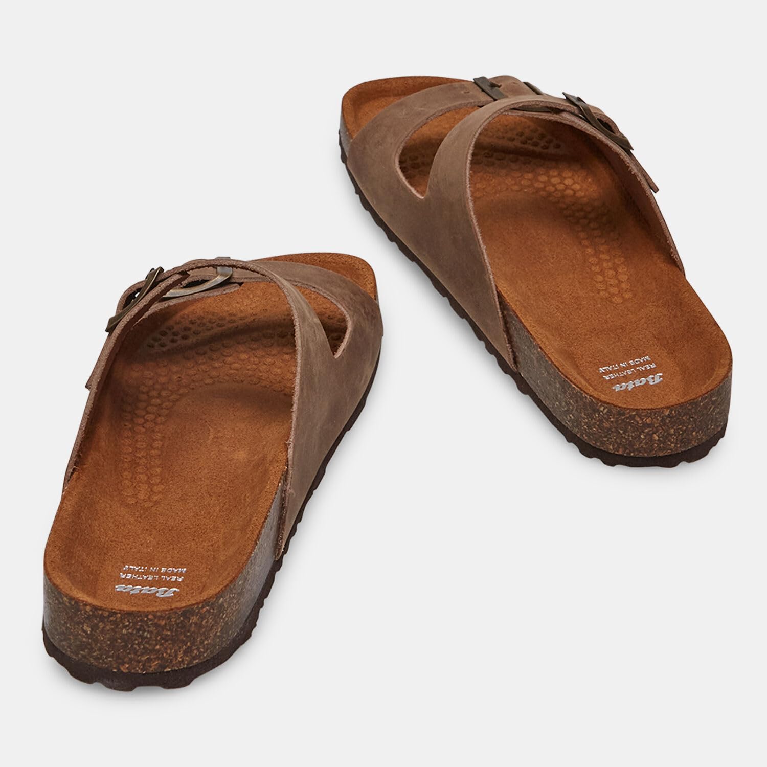 Bata 8664238 sandales homme cuir bout ouvert