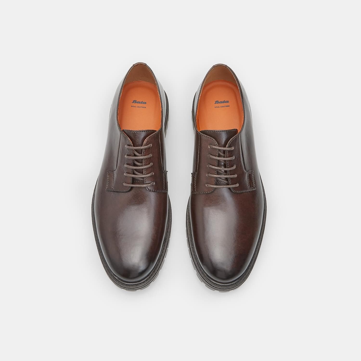 Bata Chaussures lacets cuir homme marron 40 EU