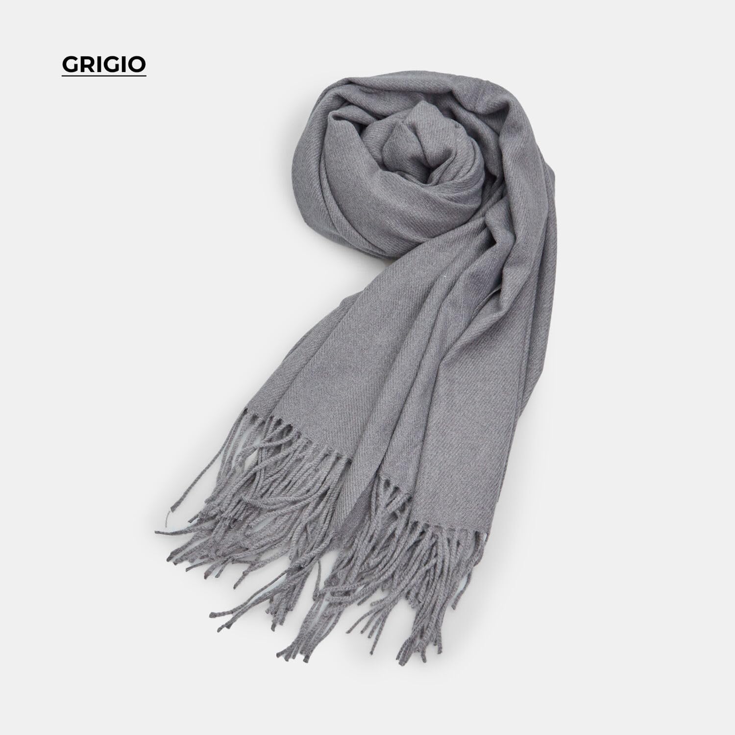 Bata écharpe unisexe franges tissu doux léger