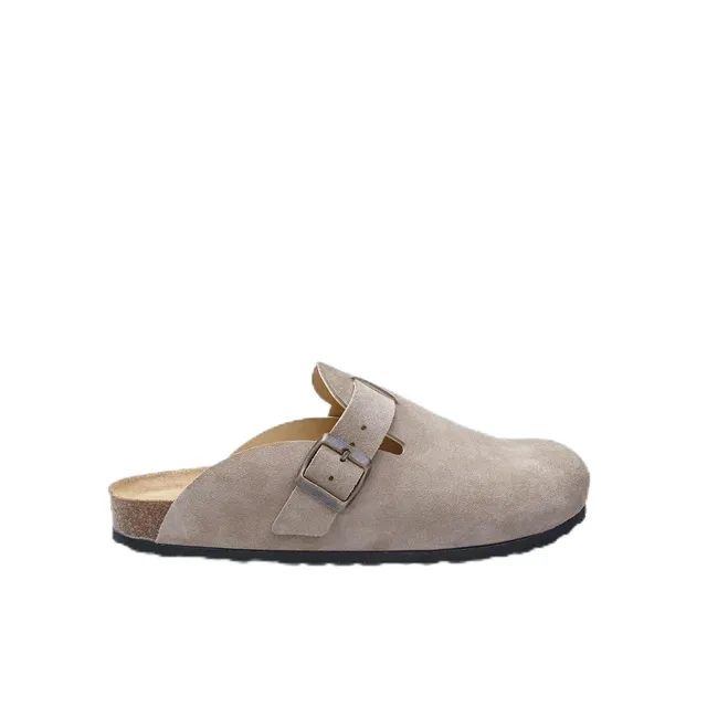 Bata Sandales mules homme suède confortables