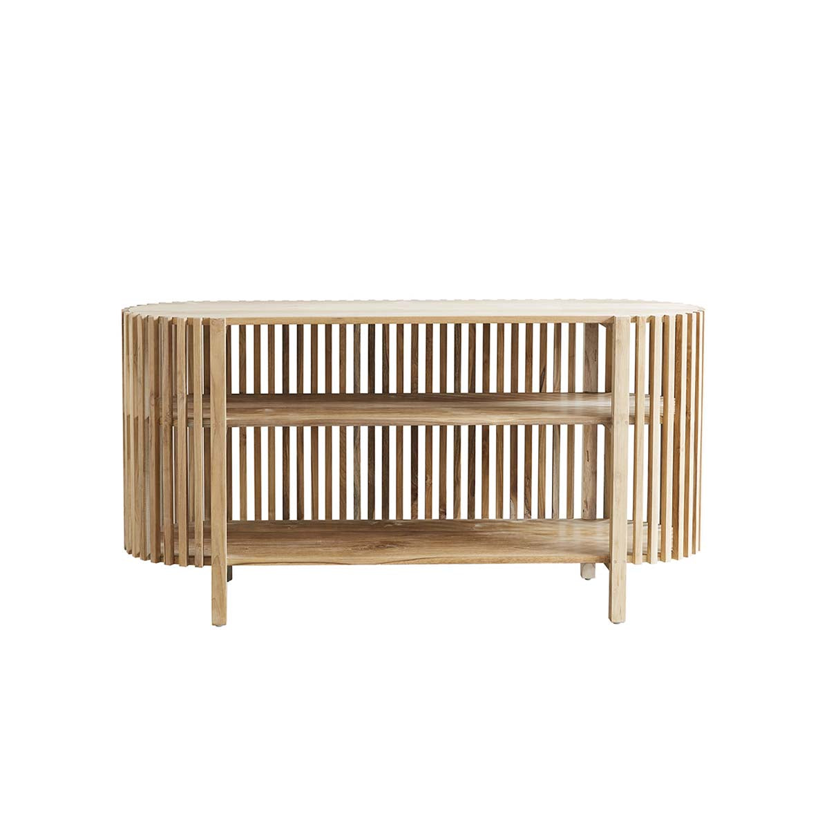 Berah Getah VICTORIA buffet teck massif 160 cm ouvert