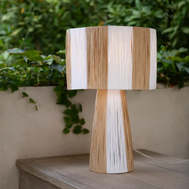 Andrea House Ibiza lampe corde papier Ø30x47 cm