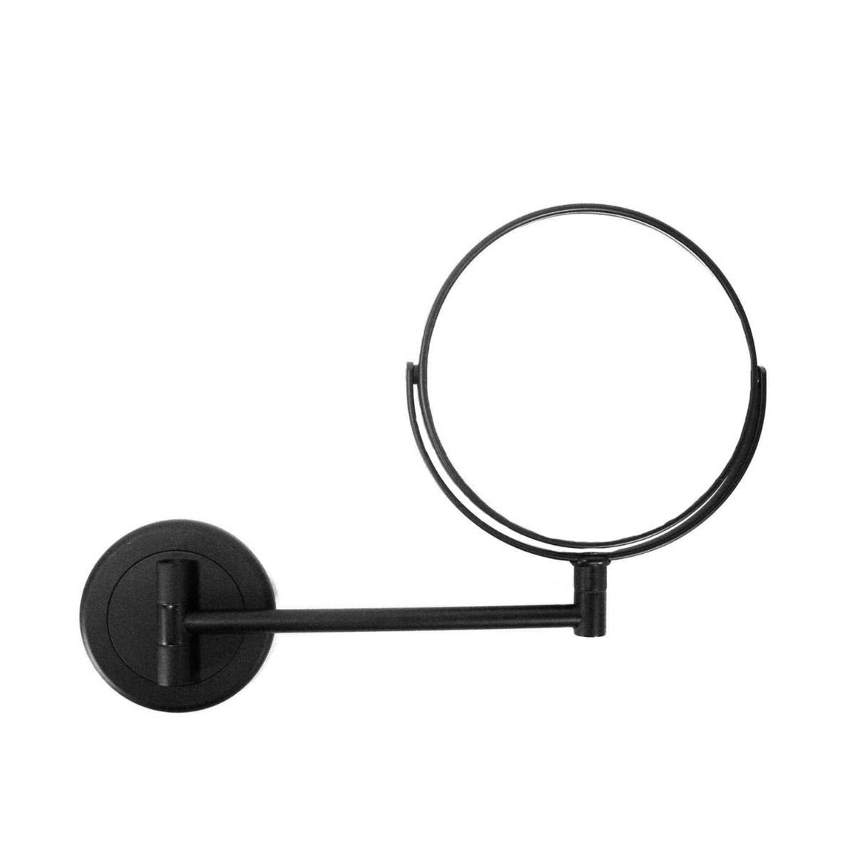 Andrea House Baño Miroir grossissant noir bras extensible