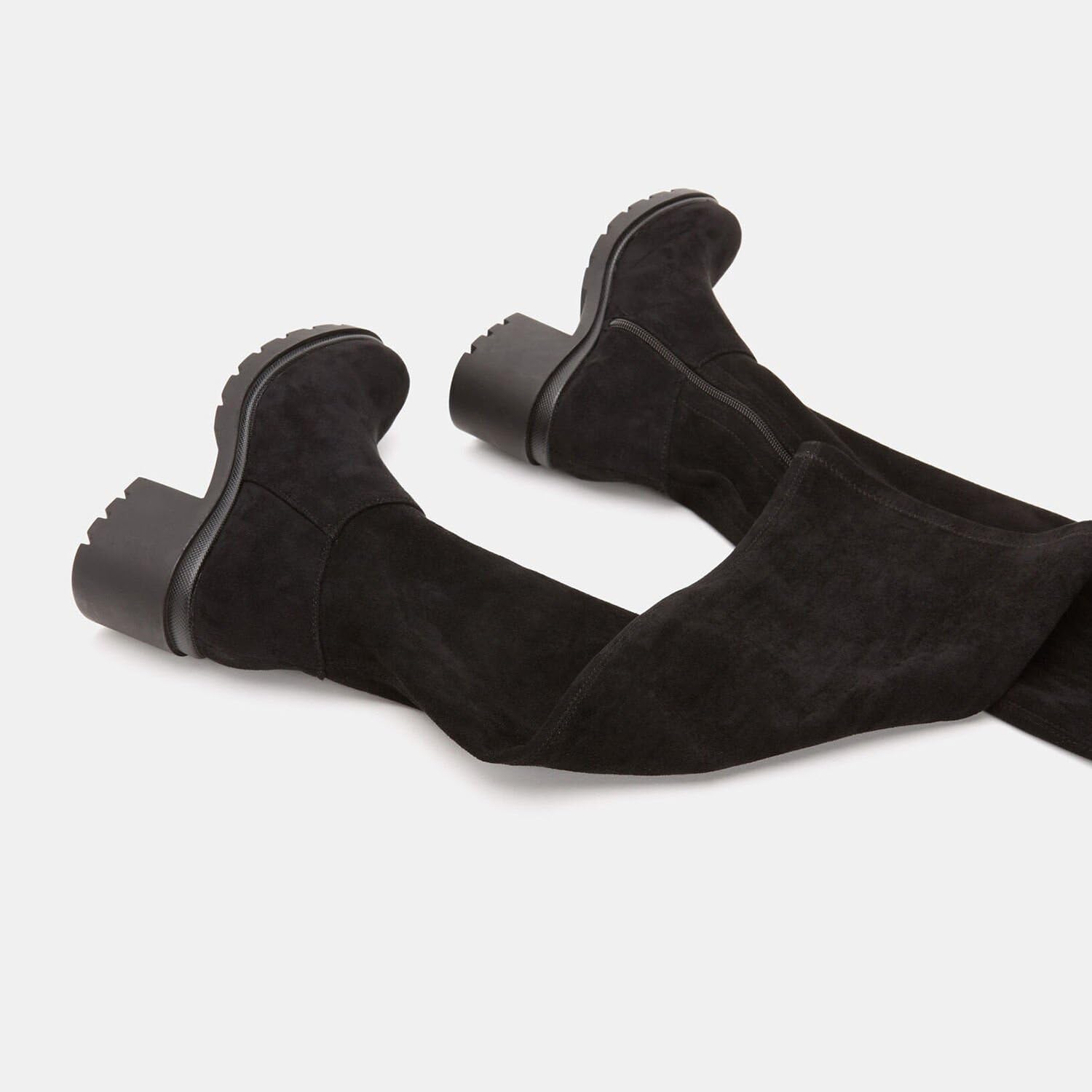 Bata Bottes Cuissardes cuir velours femme