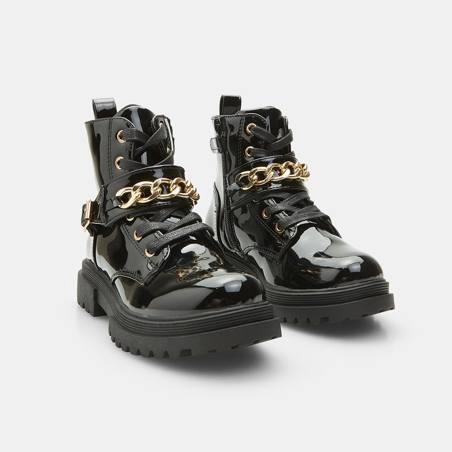 Bata bottines fille chaîne brillantes antidérapantes