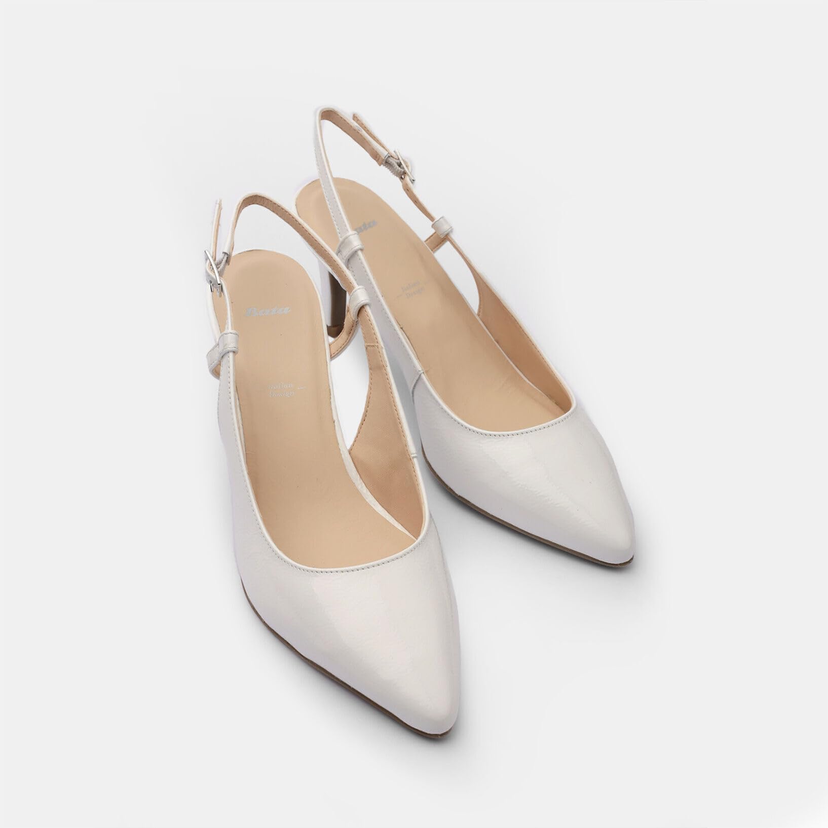 Bata Slingback Cuir Escarpins Femme Talon 9 cm