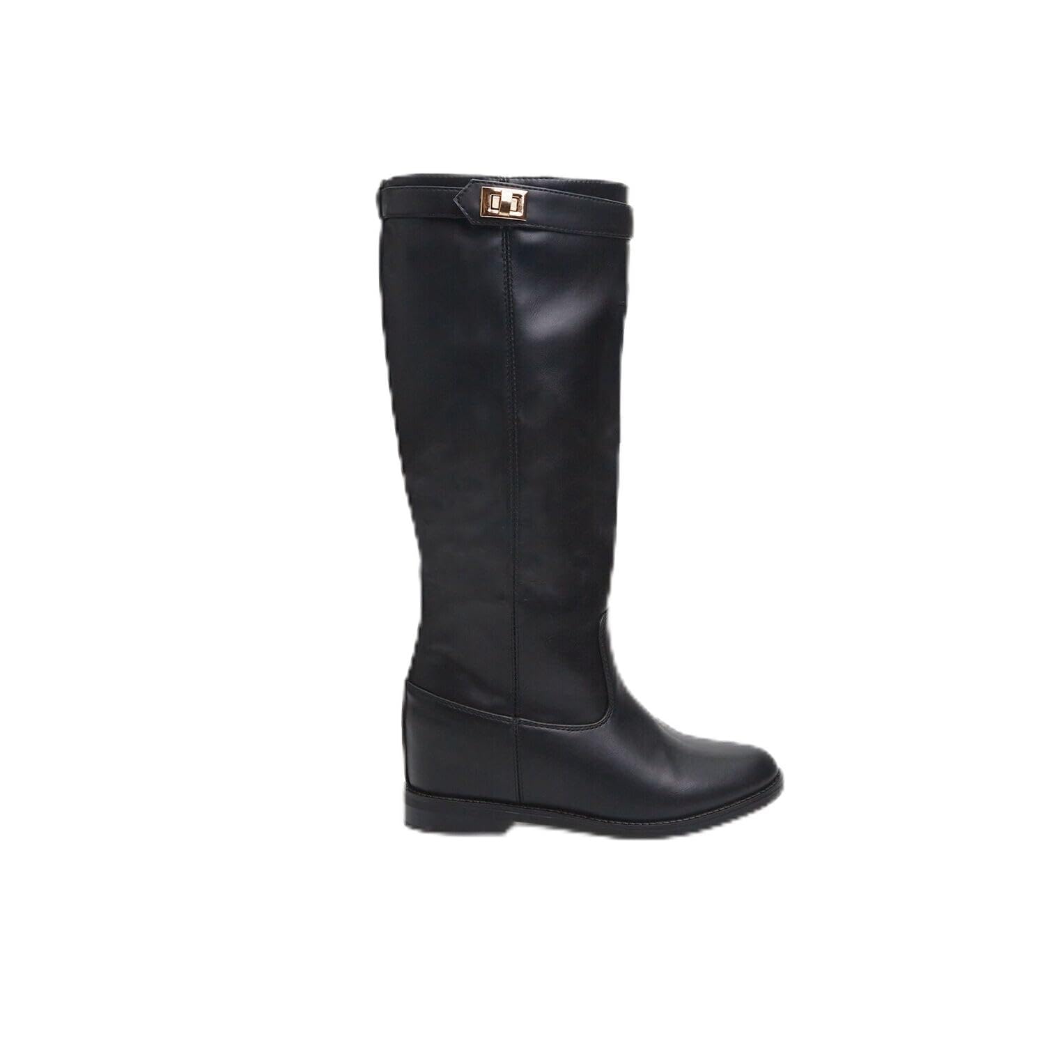 Bata Bottes Femme à Boucle Bottes Compensée Intérieure