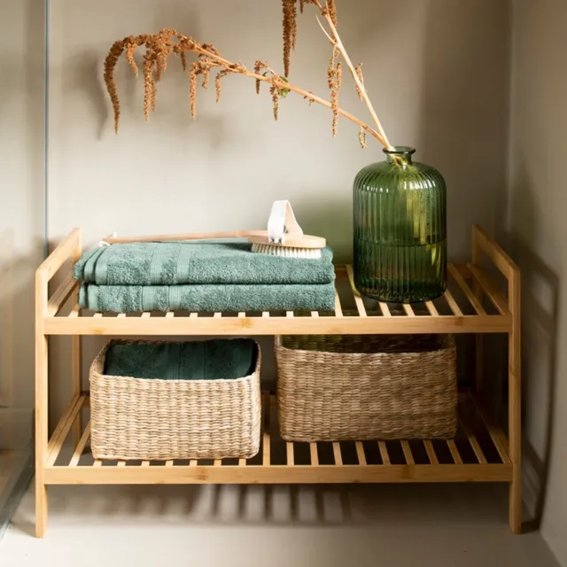 Andrea House Baño étagère chaussures bambou
