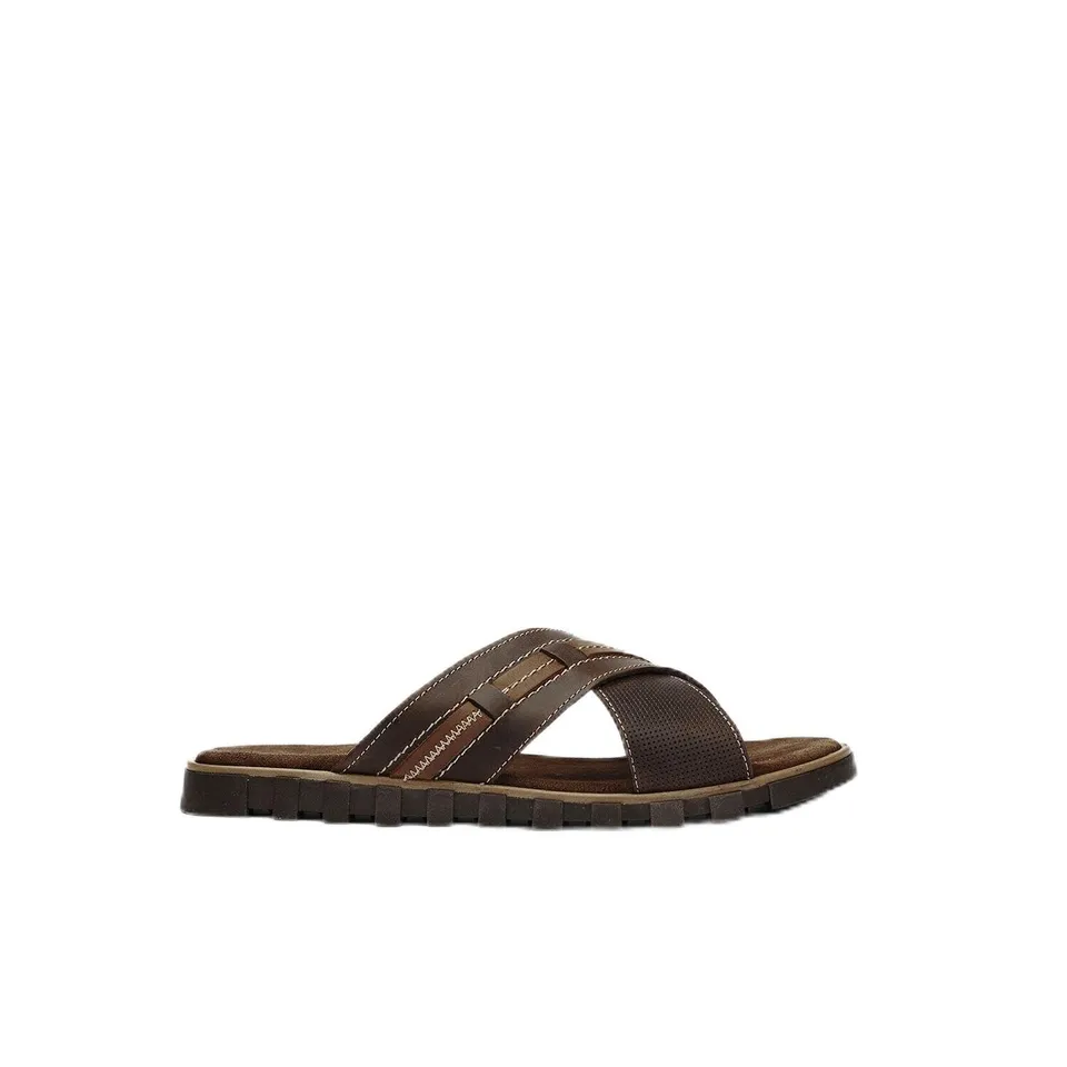 Bata Sandales homme mules nubuck confortables