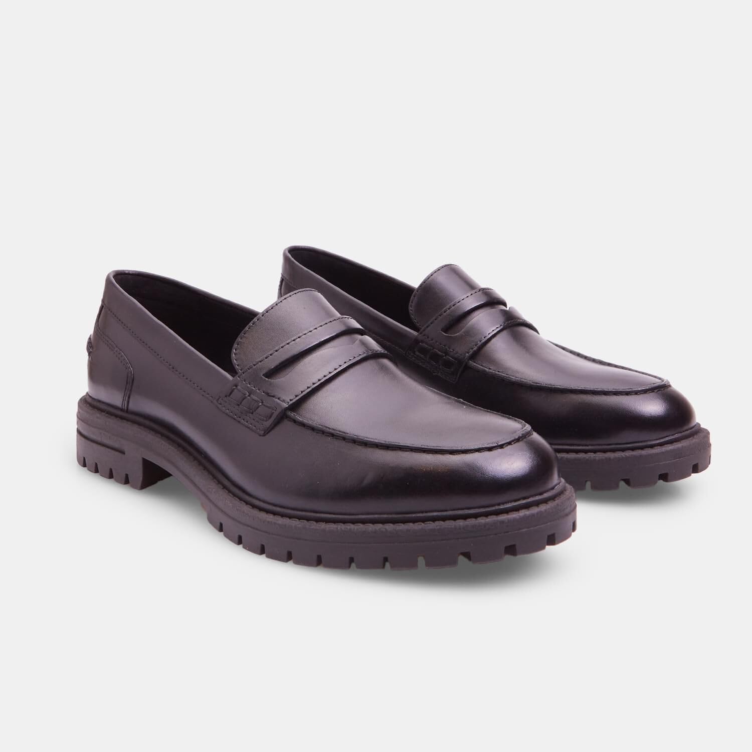 Bata Mocassins cuir homme semelle track mocassins 44 EU