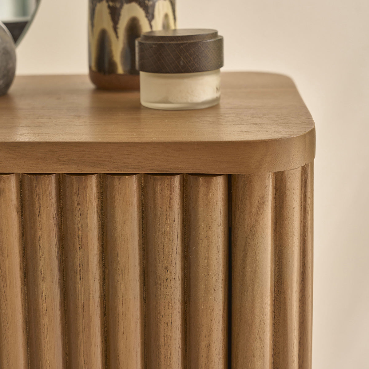 Berah Getah Coline colonne salle de bain teck 120 cm