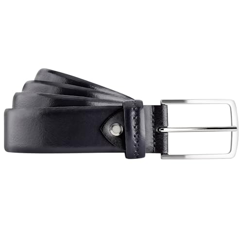 Bata Ceinture homme cuir bleu boucle argent