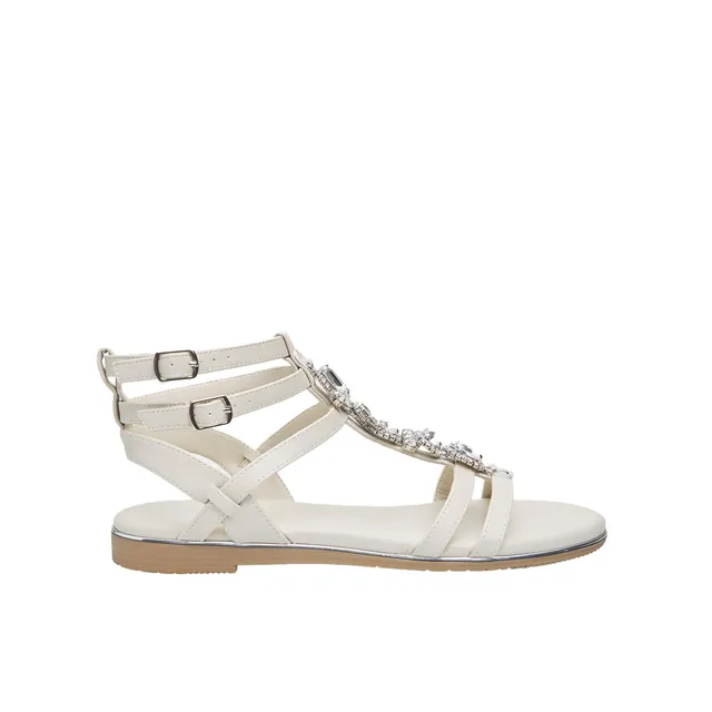 Bata sandales femme style spartiates plates