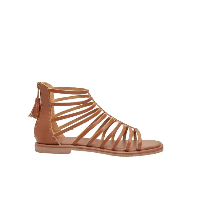 Bata Sandales femme cuir plates confortables
