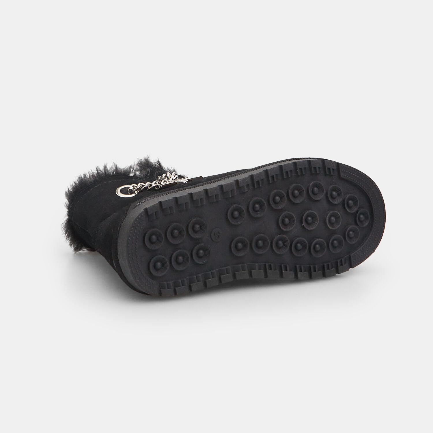 Bata Bottines bottillons fille suède chaîne étoile