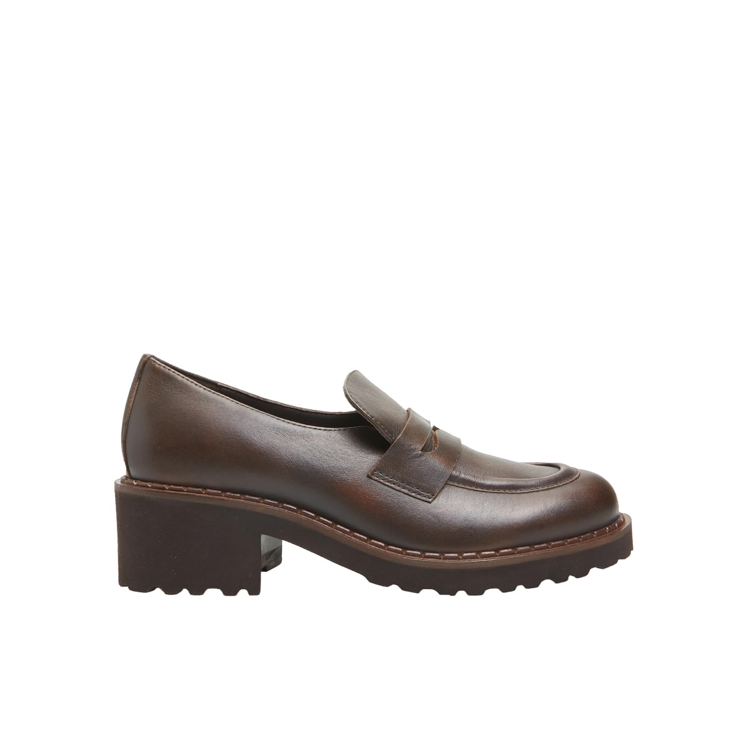 Bata Mocassins mocassin cuir femme talon 4,5 cm